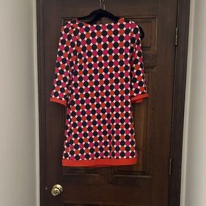 Eliza J Vibrant Patterned Dress